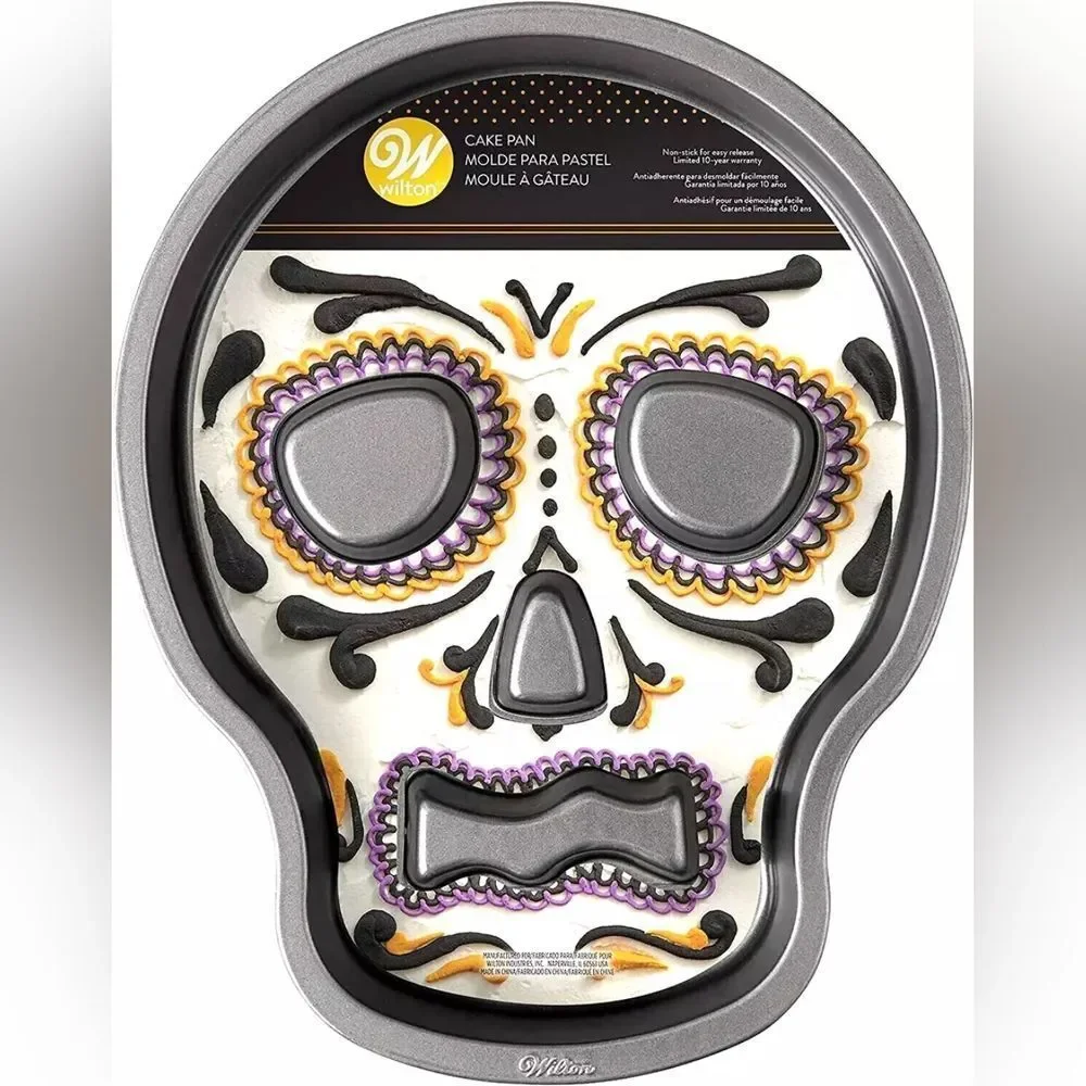 Wilton Skull Cake Pan – Spooky Halloween Bakeware